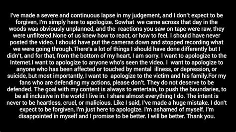 logan paul apology video lyrics